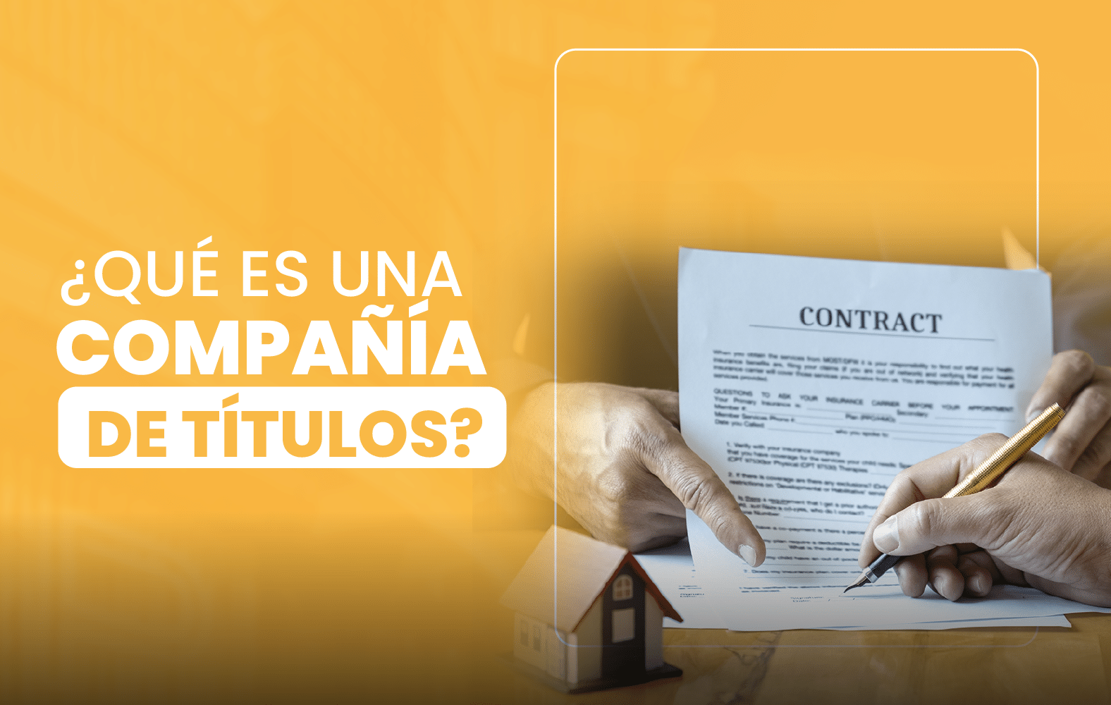 ¿Qué es una Compañía de Títulos?